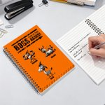 Personalized Boss Pain In The Asses Funny Donkey Spiral A5 Notebook with Name Daily Planner Diary Birthday Gift for Colleague Friend