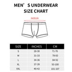 Personalized Funny Face Photo Red Lips Boxer Brief Men's Underwear with Name Valentine's Day Anniversary Gift for Men