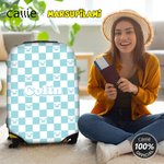 Personalized Chessboard Classic Marsupilami Luggage Cover with Name Travel Accessories Birthday Gift for Family Friends | Callie × Marsupilami®