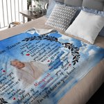 Una carta del cielo personalizada Manta suave Regalo conmemorativo para un amigo de la familia