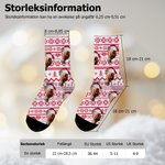 Personliga bekväma strumpor med roliga foton perfekt anpassade för vardagsbruk som julklapp till par familjer och husdjursägare