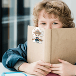 Personalised Cartoon Character Book Magnetic Bookmark Clip with Name School Supplies Reading Corner Birthday Gift for Family Students Bookworms