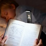 Personalised Cartoon Reading Character Heart Star Note LED Rechargeable Light Clip with Name Birthday Gift for Book Lovers Bookworms