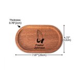 Personalised Praying Hands Wooden Rosary Tray with Name Sacrament First Communion Baptism Gift for Christians