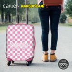 Personalized Chessboard Classic Marsupilami Luggage Cover with Name Travel Accessories Birthday Gift for Family Friends | Callie × Marsupilami®