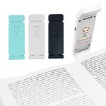 Personalised Cartoon Reading Character Heart Star Note LED Rechargeable Light Clip with Name Birthday Gift for Book Lovers Bookworms