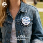 Personalised Game Day Greek Letter Sorority Button Pin Badge Party Accessories Game Night Gift for Sister Friend | Callie × Affinity Licensing