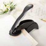 Personalized Ex Libris From The Library of Name Book Embosser Stamp with Black Storage Bag Book Club Gift for Books Lover Librarian