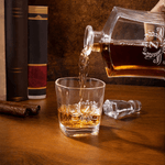 Personalized  Whiskey Decanter with Engraved Name and Initial Father's Day Birthday Gift for Liquor Lovers