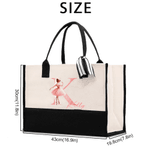 Bolsa de maquillaje portátil con iniciales y nombre Accesorios de viaje Regalo de cumpleaños para mujeres amantes del ballet