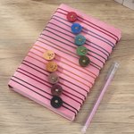 Personalisierte Multicolor Leder Planer Nietenband mit Initialen Gummiband für Planer und Journale Geschenk für Planer Handmade Journal Enthusiasten