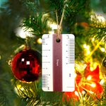 Gepersonaliseerde architecturale schaal liniaal ornament met naam boom decor waardevol instrument kerst verjaardag Gift voor architecten studenten