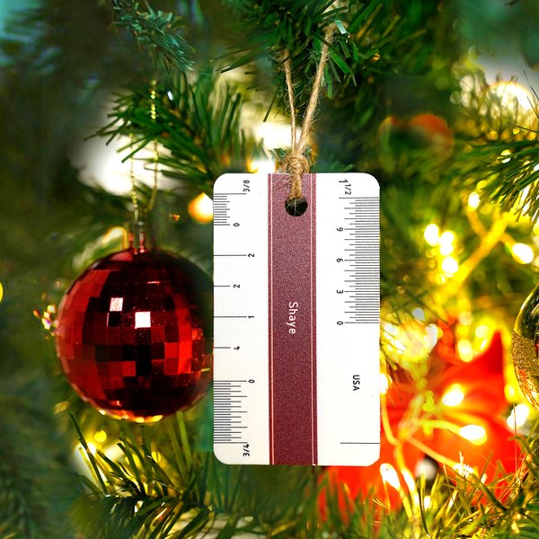 Gepersonaliseerde architecturale schaal liniaal ornament met naam boom decor waardevol instrument kerst verjaardag Gift voor architecten studenten