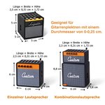 Personalisierter Retro Gitarr Plektrum Halter mit 3D-Druck Namen Picks Aufbewahrungsbox Amp Verstärker Form Geburtstag Geschenk für Musiker Gitarrist