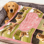 Coperta personalizzata multicolore con stampa a zampa e 8 foto per animali domestici con nome Regalo di compleanno per gli amanti degli animali domestici