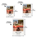 Personalized 1-6 Photos ABS Stand Building Brick Puzzles with Text and Date Room Decor Valentine's Day Gift for Couple