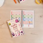 Personalised Weight Loss Diary Spiral A5 Notebook with Name Exercise Planner Birthday Gift for Fitness People