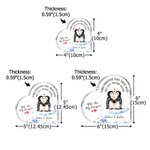 Personalized You Are My Penguin Heart-Shaped Acrylic Plaque with Name Anniversary Valentine's Day Gift for Couples