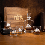 Personalized Tractor Whiskey Decanter with Engraved Name Birthday Anniversary Gift for Liquor Lovers