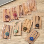 Personalisierte Multicolor Leder Planer Nietenband mit Initialen Gummiband für Planer und Journale Geschenk für Planer Handmade Journal Enthusiasten