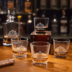 Personalized  Whiskey Decanter with Engraved Name and Initial Father's Day Birthday Gift for Liquor Lovers