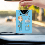 Gepersonaliseerd Cartoon Medisch Personeel Lavendel Auto Luchtverfrisser Ornament Auto Interieur Decor Verjaardagscadeau voor artsen en verpleegkundigen