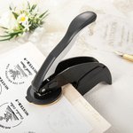 Personalisierter Blühende Blumen im Buch DIY Buchpräger mit Namen Handgehaltener Prägestempel Geburtstag Geschenk für Bücherliebhaber Leseclubs