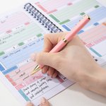 Personalised Weight Loss Diary Spiral A5 Notebook with Name Exercise Planner Birthday Gift for Fitness People