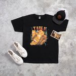 Personoitu lemmikkikuva vintage 100% puuvilla T-paita sopii erinomaisesti lemmikin ystävien synttäri lahjaksi