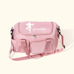 Personalisierte Reisetasche mit Cheerleader-Silhouette Namen und Schultergurt große Kapazität Geburtstag Cheerleader Geschenk für Damen Mädchen