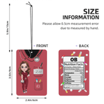 Gepersonaliseerd Cartoon Medisch Personeel Lavendel Auto Luchtverfrisser Ornament Auto Interieur Decor Verjaardagscadeau voor artsen en verpleegkundigen