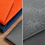 Caricatura Personalizada PU Carpeta de cuero Maletín con nombre y la inicial de negocios portátil Suministros Regalo de cumpleaños para el personal Colegas