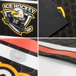 Tappetino antiscivolo personalizzato per la porta del pavimento dell'Hockey con nome, numero e logo Regalo di compleanno per i giocatori di Hockey