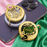 Personalized Witch Magic Liquid Glitter Acrylic Pop Socket Magsafe Phone Grip Stand Holder Birthday Gift for Best Friends