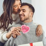 Personalized Pink Bow Heart Happy Valentine's Day Waterproof Stickers with Name Valentine's Day Gift for Couple Woman