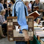 Personalized Cartoon Reading Character Large Tote Bag with Name Daily Use Travel Essential Birthday Anniversary Gift for Women