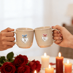 Personalized Multicolour Romantic Bow Heart Locket Waterproof Sparkle Finish Stickers with Initial Gift Decor Valentine's Day Wedding for Couple Women