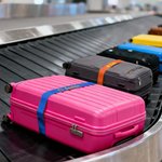 Personlig flerfärgad broderad textbagagerem för 20-28 tum resväska Resor Essentiell affär Födelsedagspresent för reseälskare