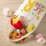 Gepersonaliseerd schattig konijn met konijnen oren paasmandje met naam en initialen eieren jagen Party Favor paasgeschenk voor kinderen