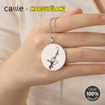 Henkilökohtainen pitkähäntäinen Marsupilami kaulakoru nimellä Siro koru Syntymäpäivä Ystävyys lahja tytöille naisille | Callie × Marsupilami®