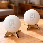 Henkilökohtainen Logo Nimi Numero Lacrosse pallo puinen pohja peli päivä syntymäpäivä lahja valmentaja Lacrosse ystäville joukkuetoverit