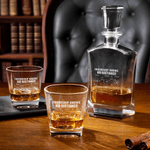 Personalized Map State Whiskey Decanter with Name Daily Use Birthday Father's Day Gift for Fathers Bartenders