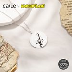 Henkilökohtainen pitkähäntäinen Marsupilami kaulakoru nimellä Siro koru Syntymäpäivä Ystävyys lahja tytöille naisille | Callie × Marsupilami®