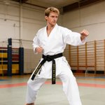 Personalisierte 1-4 Zeilen bestickt Text Karate Taekwondo Schwarzer Gürtel Geburtstag Schwarzer Gürtel Förderung Geschenk für Martial Arts Karate Taekwondo Liebhaber