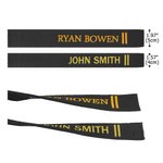 Personalisierte 1-4 Zeilen bestickt Text Karate Taekwondo Schwarzer Gürtel Geburtstag Schwarzer Gürtel Förderung Geschenk für Martial Arts Karate Taekwondo Liebhaber