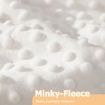 Personalisierte Kuscheldecke im Retro-Tierwelt-Stil mit Namen Babyparty Geburtstag Geschenk für Neugeborene und Kinder