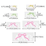 Personalized Bow Knot Greek Letter Decal Sticker Daily Use Sorority Bid Day Birthday Gift for Friends Girls | Callie × Affinity Licensing