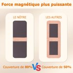 Marque-page Magnétique en Cuir PU Personnalisé avec Nom et Fleur de Naissance Cadeau d'Anniversaire pour les Amoureux de Lecture