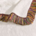 Couverture à pompons personnalisée avec nom et photo d'animal de compagnie Cadeau d'anniversaire pour les amoureux des animaux de compagnie