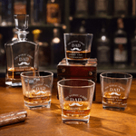 Personalized Engraved Dad Design Whiskey Decanter with Name Year and Text Birthday Father's Day Gift for Bartender Dad